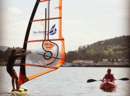 windsurf y canoa