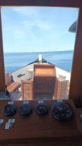 El Vaporín se despide de San Esteban y zarpa rumbo Viveiro