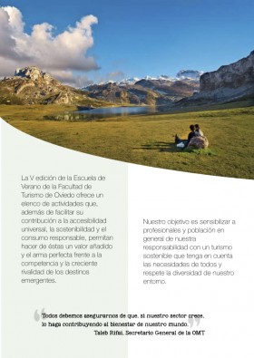 V edición de actividades Escuela de Verano de la Facultad de Turismo de Oviedo