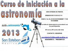 Astronomía en San Esteban de Pravia 