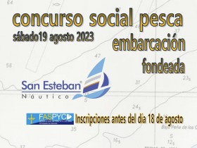Concurso social de Pesca Embarcación Fondeada 2023