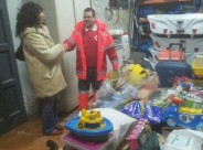 Entrega de juguetes a Cruz Rojo Española